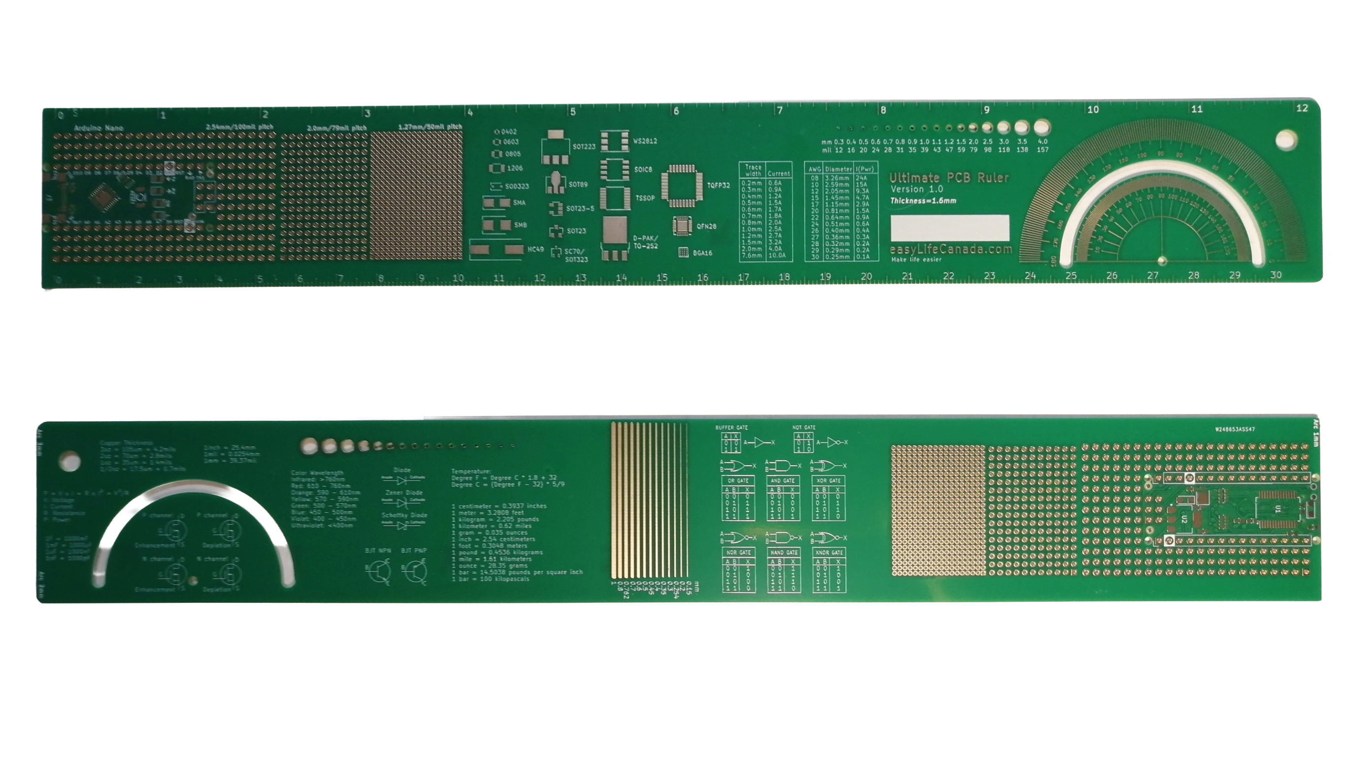 Ultimate PCB Ruler - 12 inches